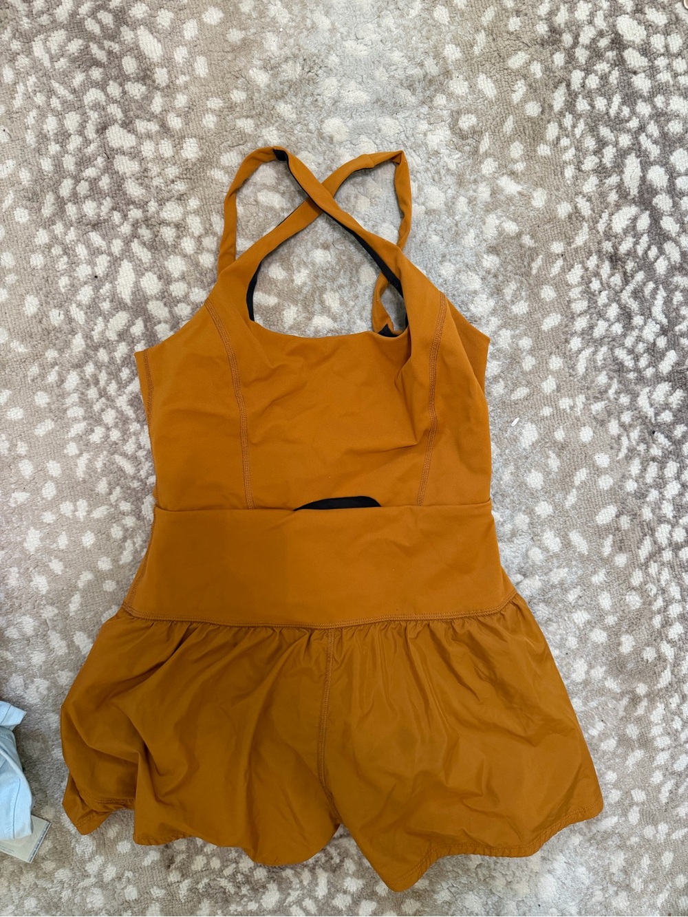 FP Movement by Free People Rust Orange Skort One-Piece - Picture 2 of 2